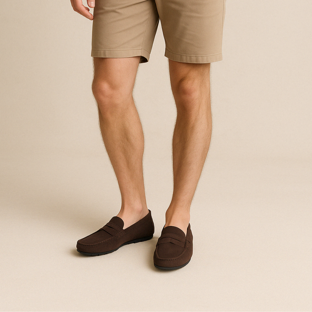 Men’s Classic Suede Driving Moccasins