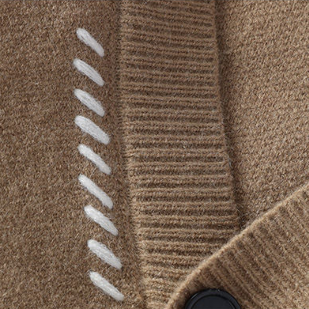 Men’s Minimalist V-Neck Cardigan