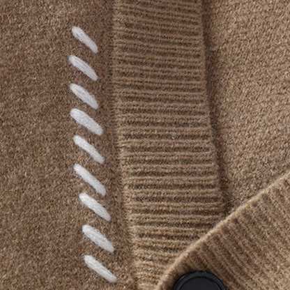 Men’s Minimalist V-Neck Cardigan