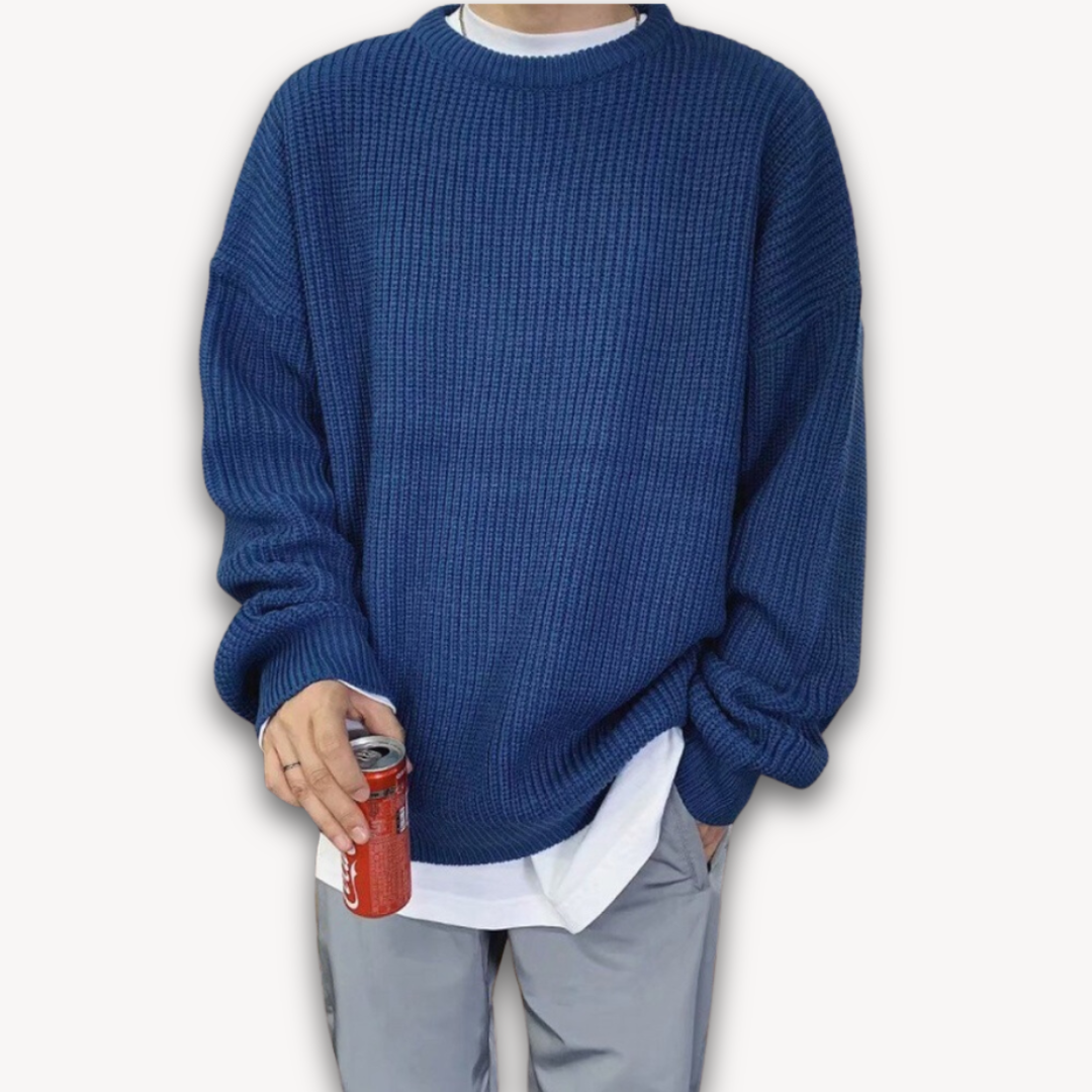 Men’s Wide Rib Crewneck Sweater