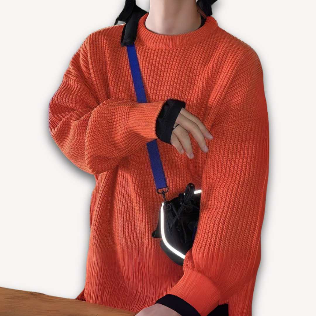 Men’s Wide Rib Crewneck Sweater
