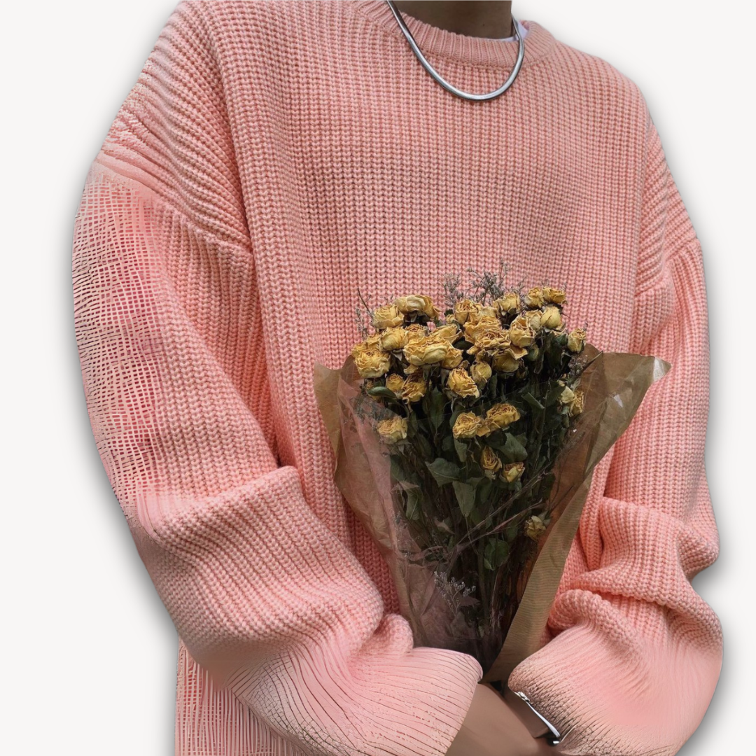 Men’s Wide Rib Crewneck Sweater