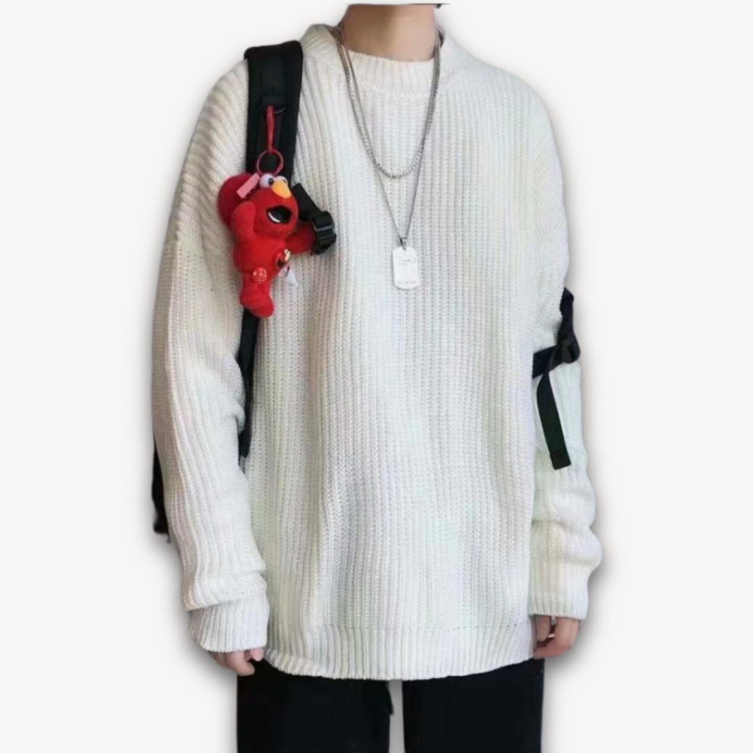 Men’s Wide Rib Crewneck Sweater