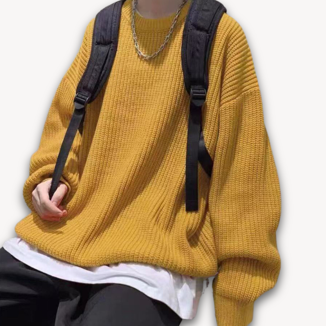 Men’s Wide Rib Crewneck Sweater