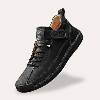 Men’s Distressed Mid-Top Moc Sneakers