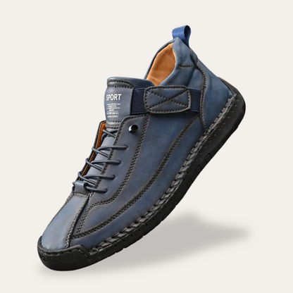Men’s Distressed Mid-Top Moc Sneakers