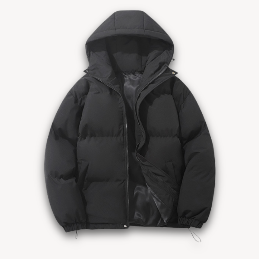 Men’s Boxy Hooded Puffer Jacket