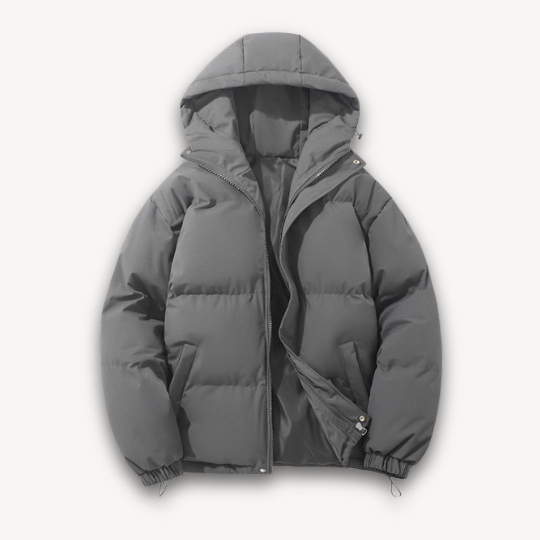 Men’s Boxy Hooded Puffer Jacket