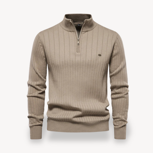 Men’s Classic Knit Zip Sweater