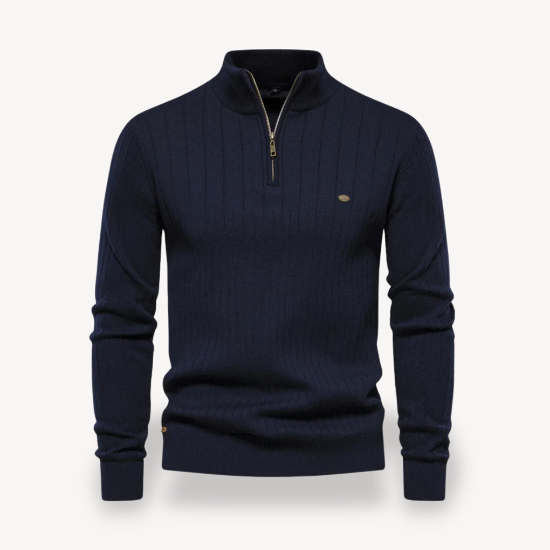 Men’s Classic Knit Zip Sweater