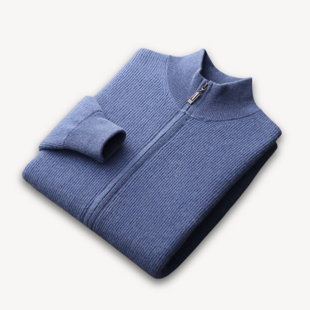 Men’s Slim Fit Zip Cardigan