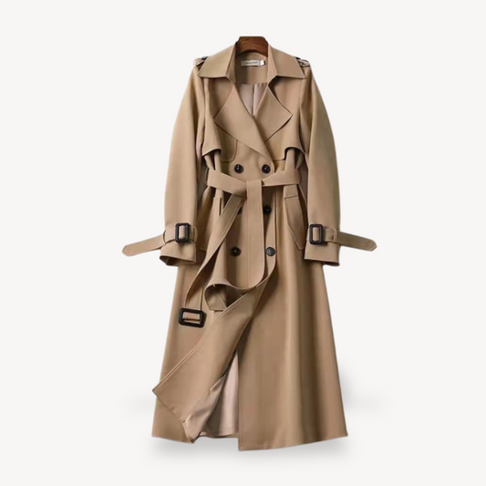 Women’s Elegant Lace Up Trench Coat