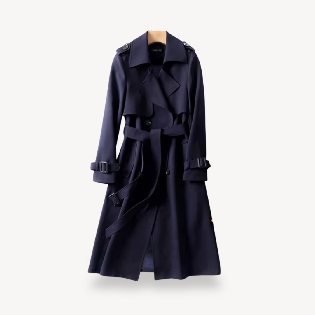 Women’s Elegant Lace Up Trench Coat