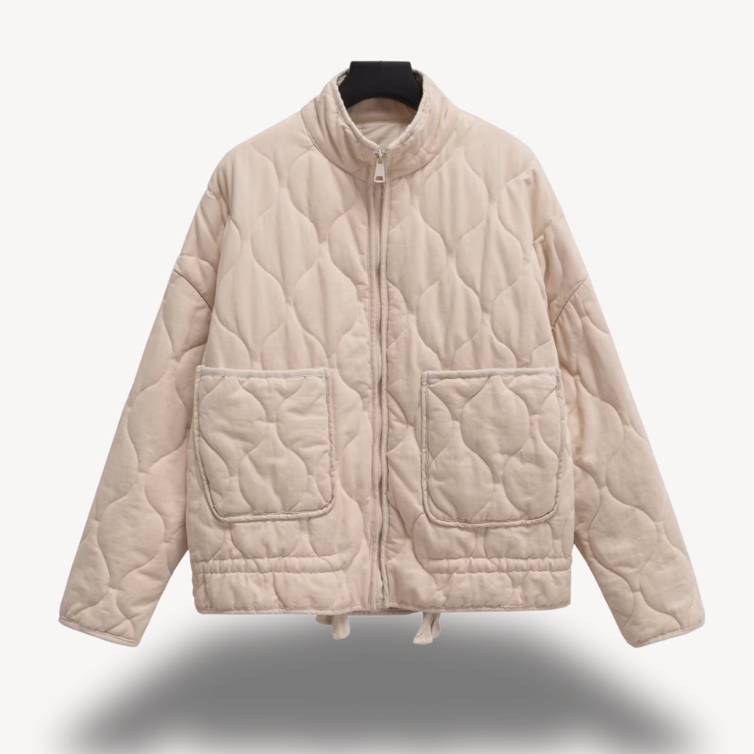 Women’s Diamond Pattern Winter Jacket