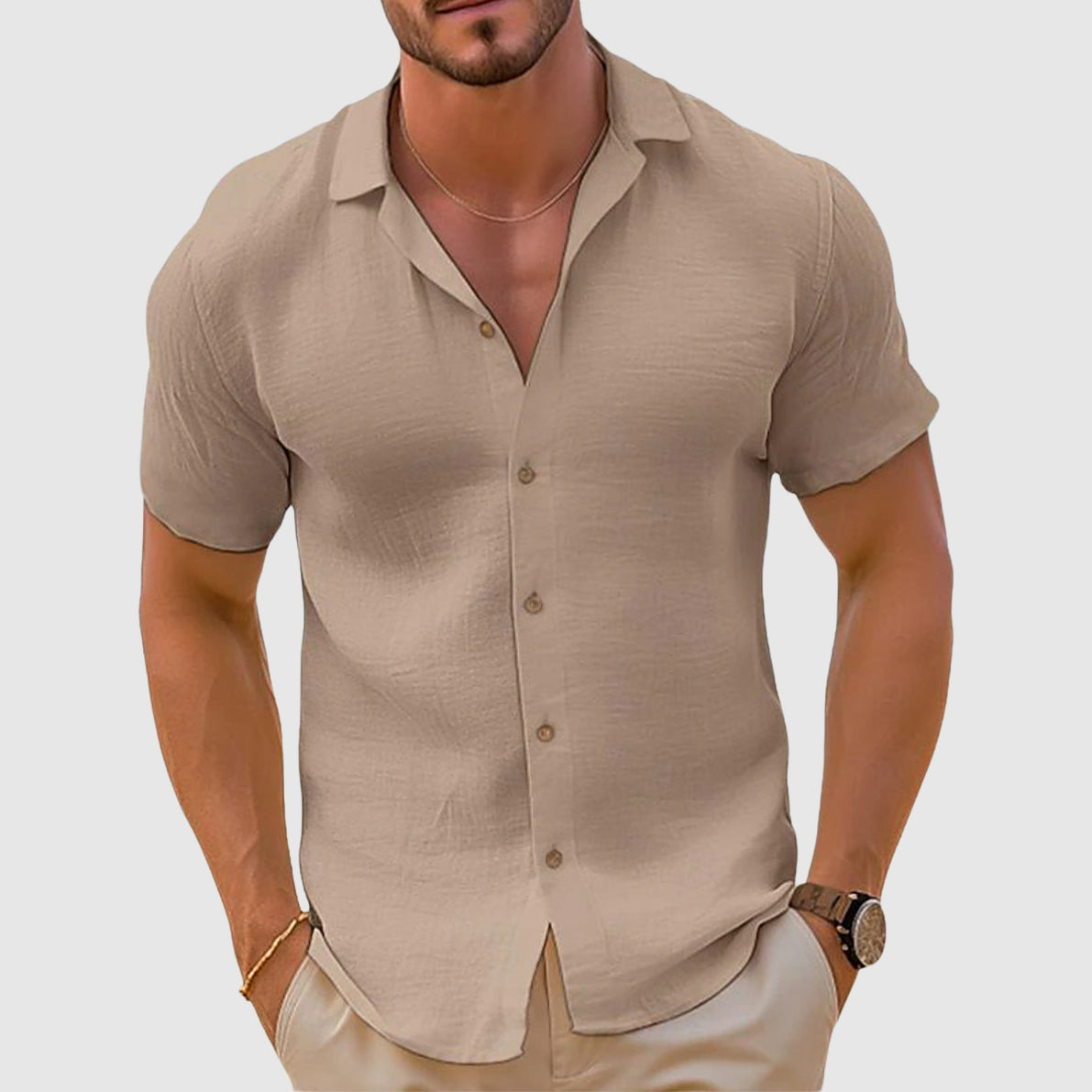 Classic Comfortable Mens Shirt - BritishElegance