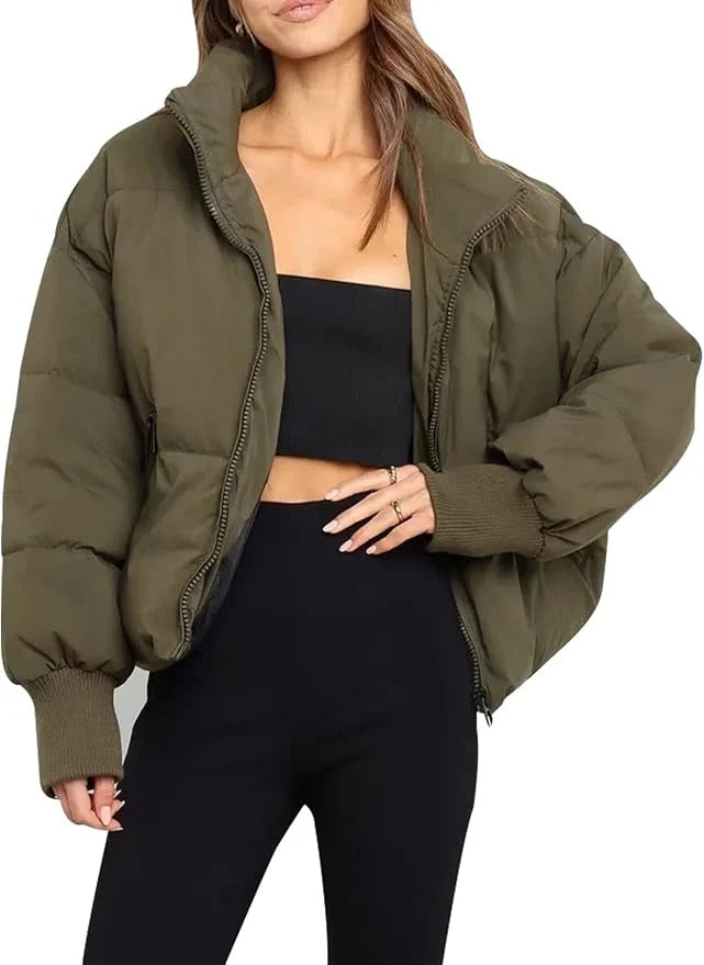 Women's Plus Size Down Filled Parka Jacket