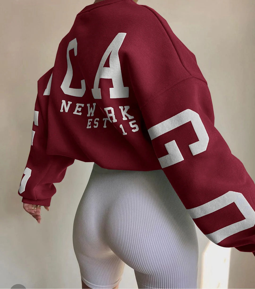 Relaxed Fit Crew Neck Women's Sweatshirt