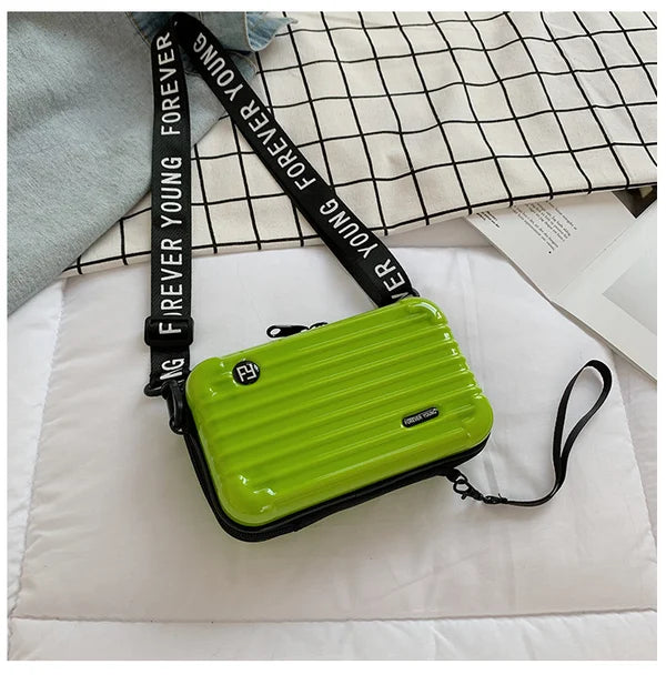 LuxShell | Chic Compact Hard Shell Crossbody Bag for Women