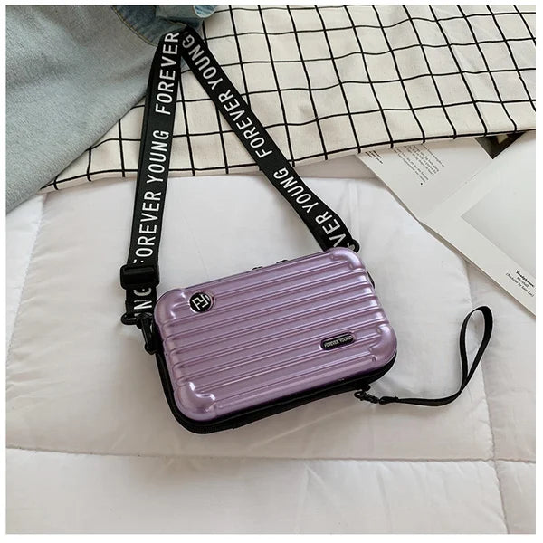 LuxShell | Chic Compact Hard Shell Crossbody Bag for Women
