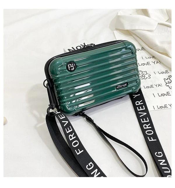 LuxShell | Chic Compact Hard Shell Crossbody Bag for Women