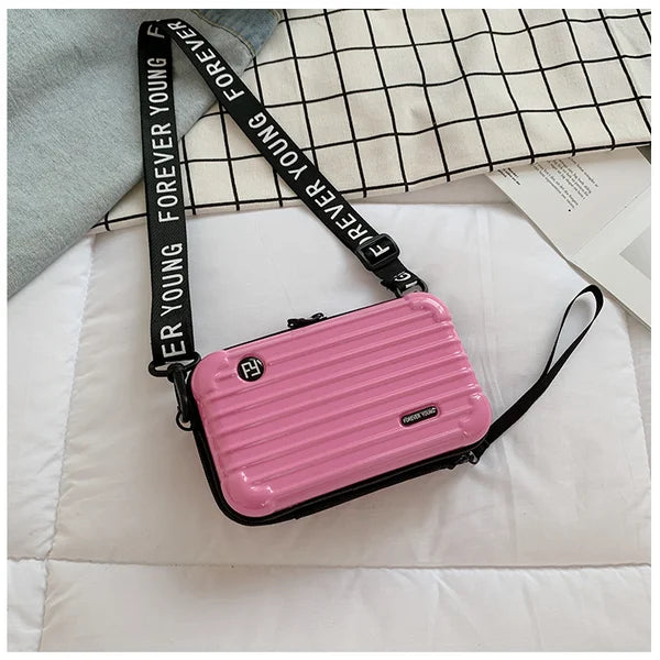 LuxShell | Chic Compact Hard Shell Crossbody Bag for Women