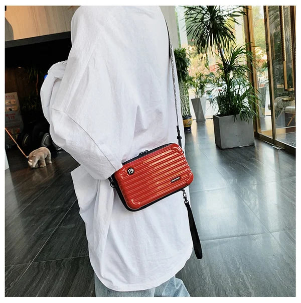 LuxShell | Chic Compact Hard Shell Crossbody Bag for Women