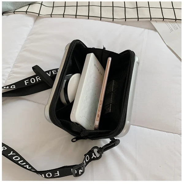 LuxShell | Chic Compact Hard Shell Crossbody Bag for Women