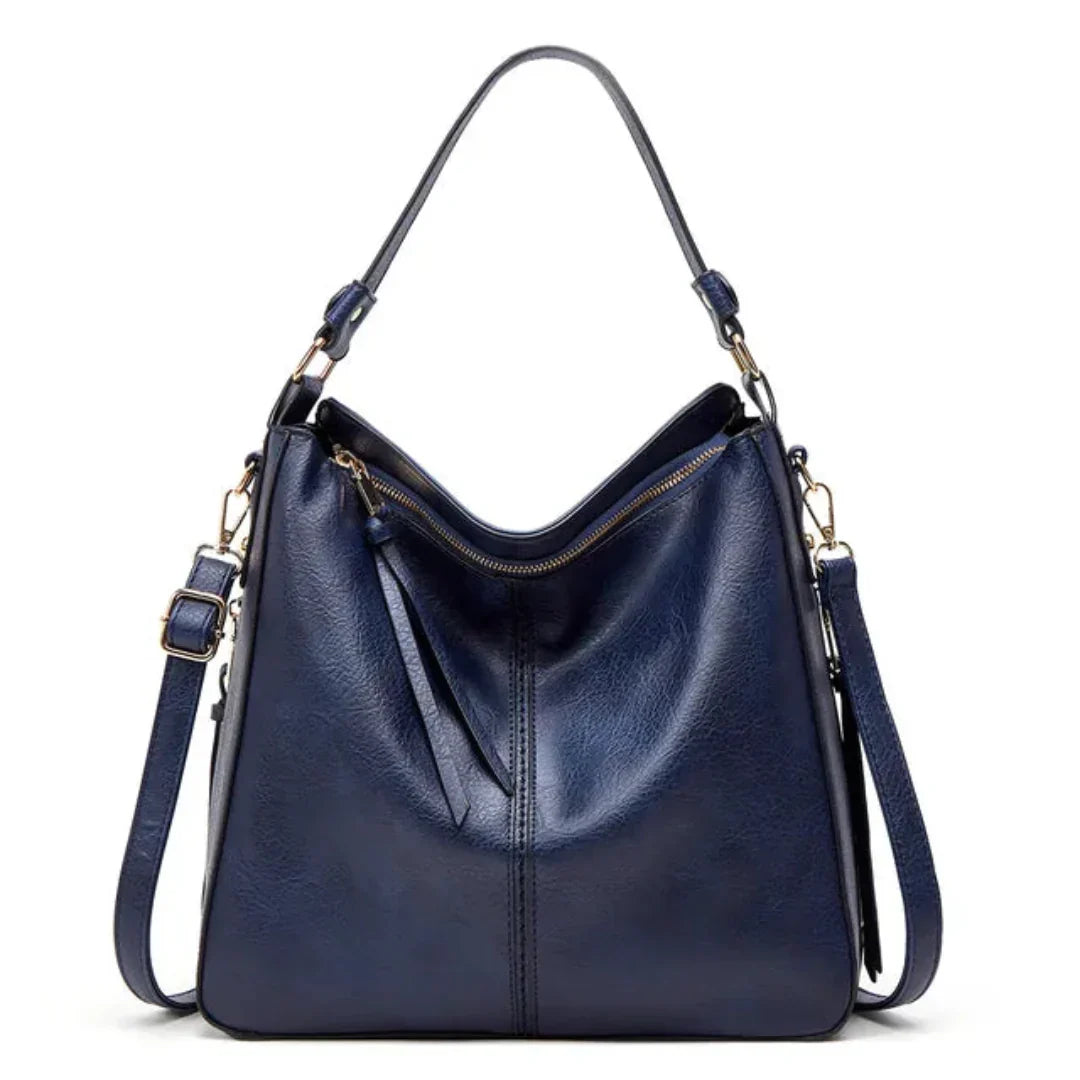 Elegant handbag ladies black - Spacious bag Frida