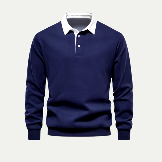 Men’s Classic Contrast-Collar Shirt