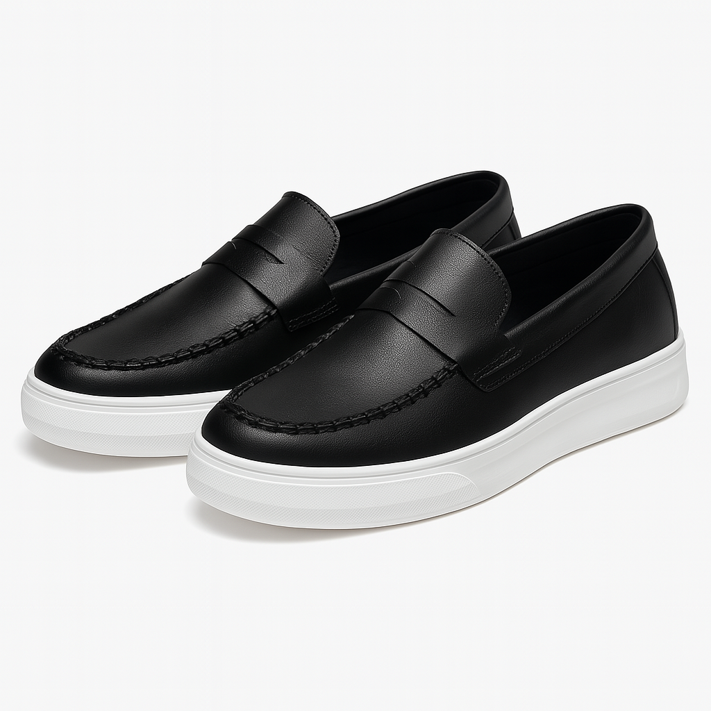 Men’s Leather Slip-On Sneakers