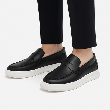 Men’s Leather Slip-On Sneakers