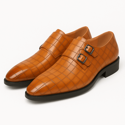 Men’s Buckle Square Toe Shoes
