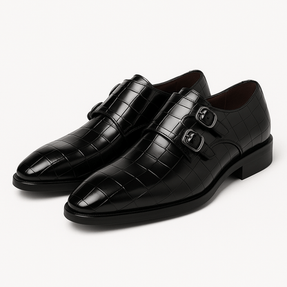 Men’s Buckle Square Toe Shoes
