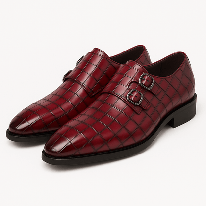 Men’s Buckle Square Toe Shoes