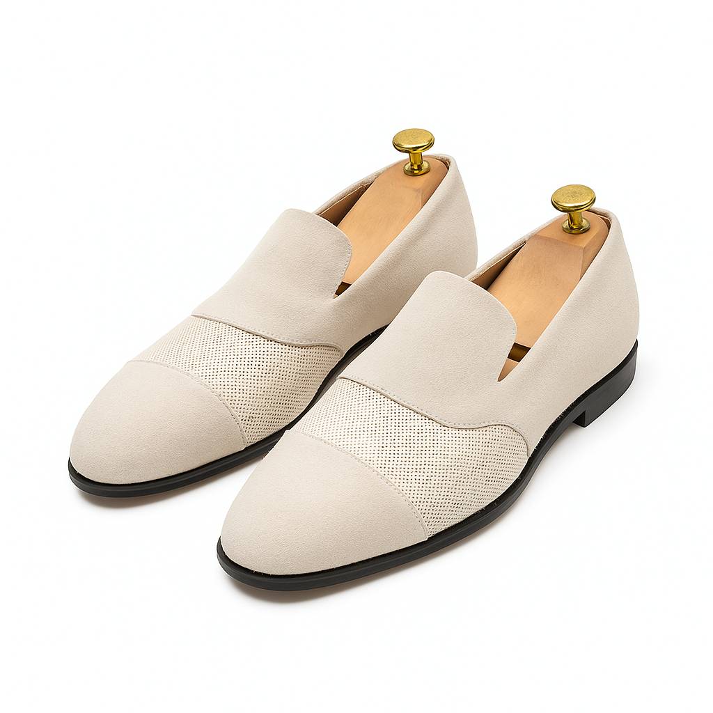 Men’s Casual Leather Slip-On Loafers