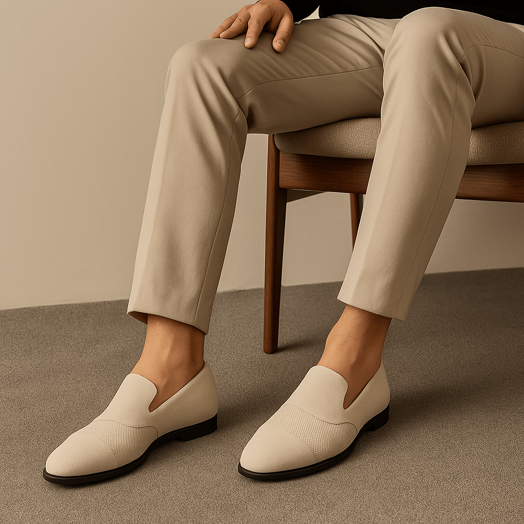 Men’s Casual Leather Slip-On Loafers