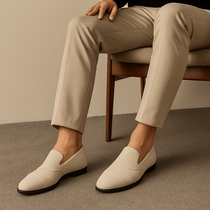Men’s Casual Leather Slip-On Loafers