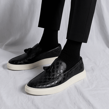 Men’s Leather Tassel Casual Shoes