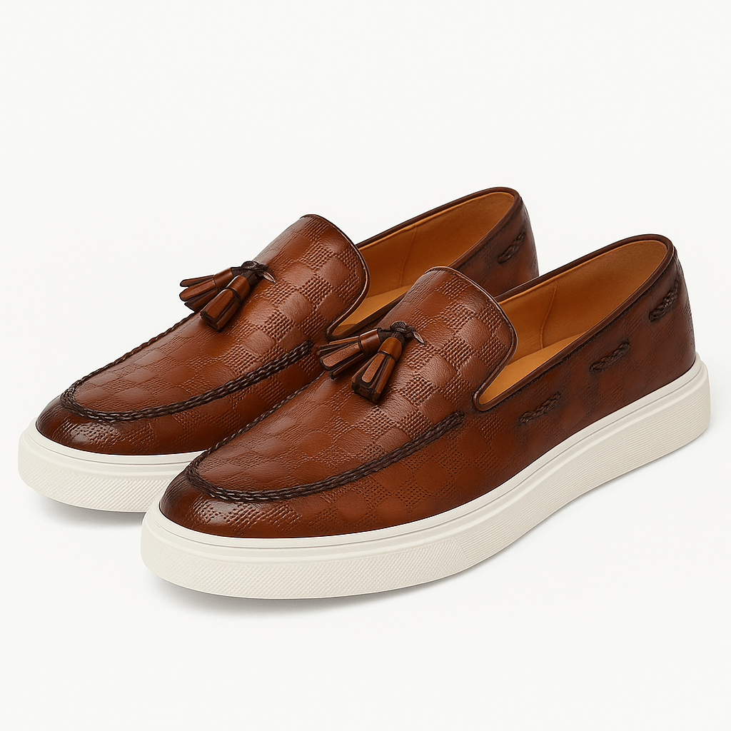 Men’s Leather Tassel Casual Shoes