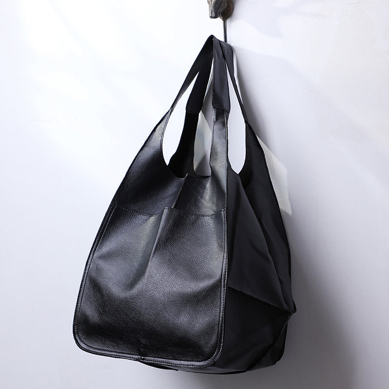 LuxuraLeather | Elegant Versatile Oversized Weekender Handbag