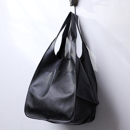 LuxuraLeather | Elegant Versatile Oversized Weekender Handbag