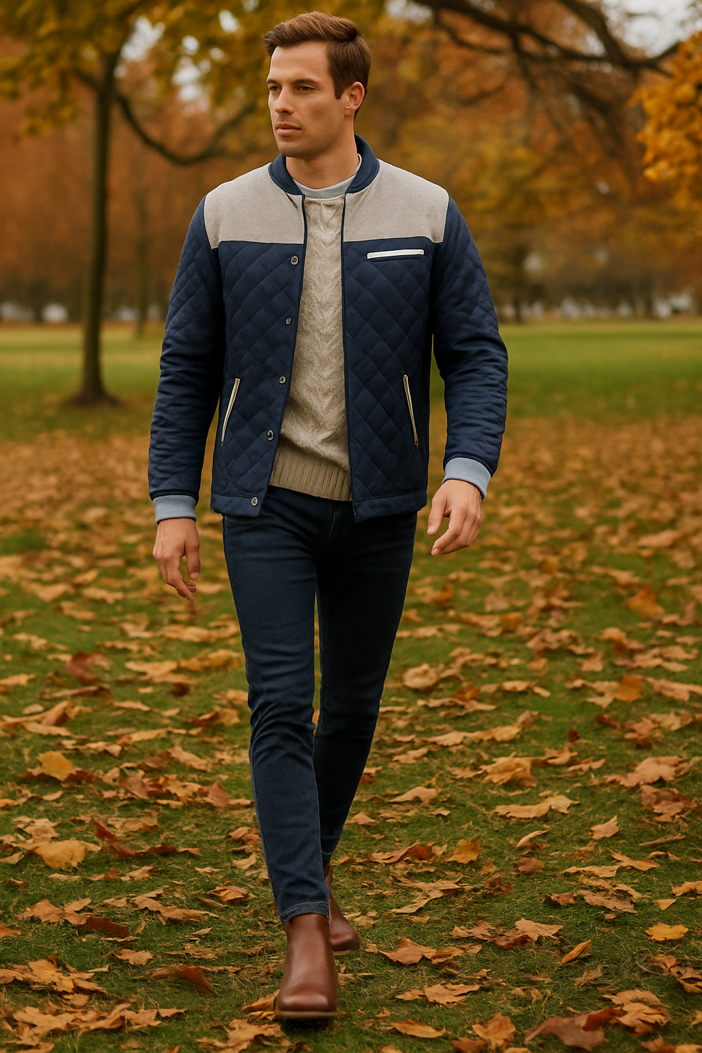 Elias | Winter Men's Quilted Jacket