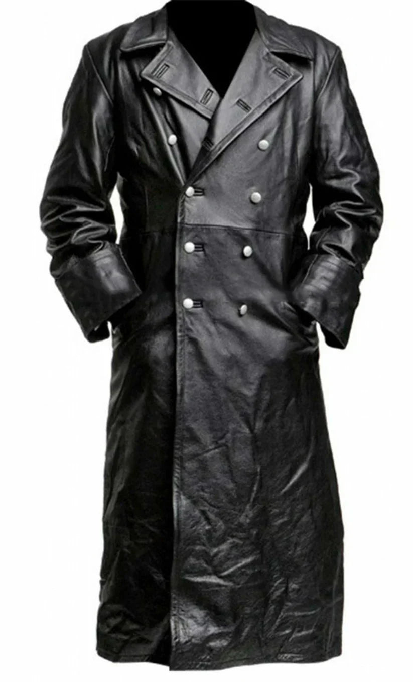 Leather coat by Chandler