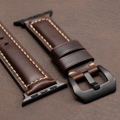Genuine Leather Smart Watch Strap