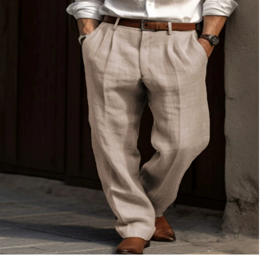 Relaxed Fit Breathable Summer Pants for Men
