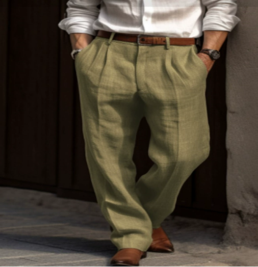 Relaxed Fit Breathable Summer Pants for Men