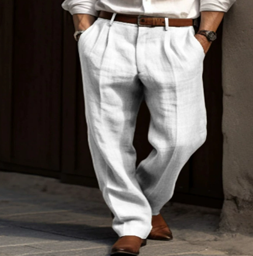 Relaxed Fit Breathable Summer Pants for Men