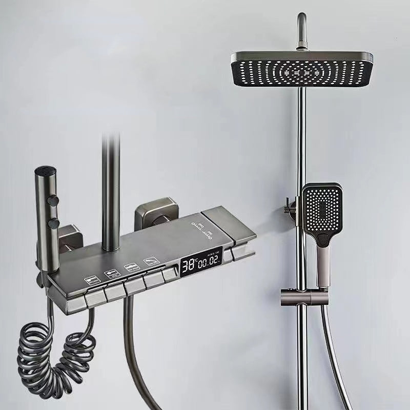 Advanced Shower System With LED Digital Display - BritishElegance