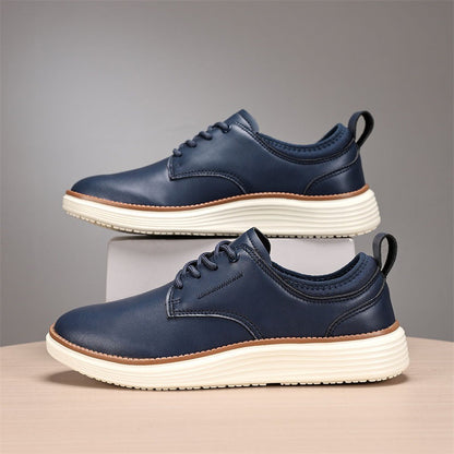 Leo Oxfords Shoes | Lace-Up Solid Oxfords