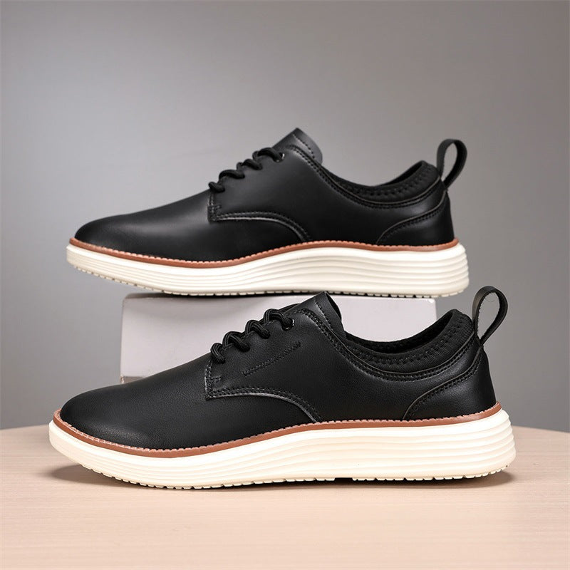 Leo Oxfords Shoes | Lace-Up Solid Oxfords